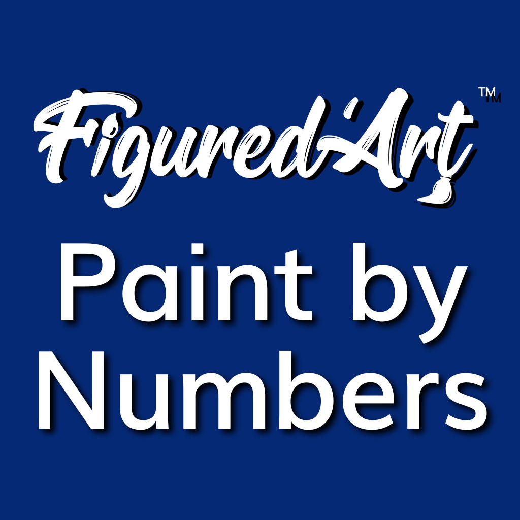 Paint by numbers - Blue flowers – Figured'Art