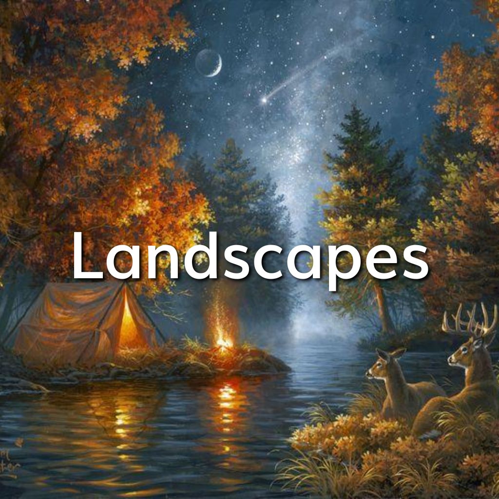 Exotic Landscape - Paint by Numbers