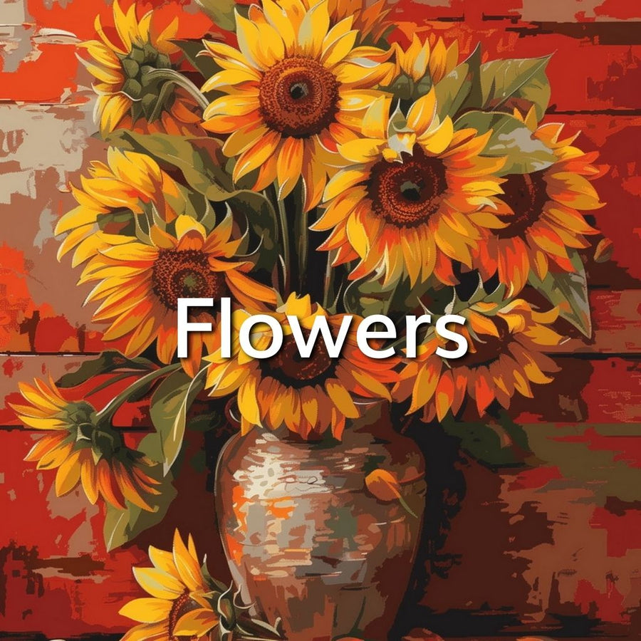 Paint by Numbers Flowers