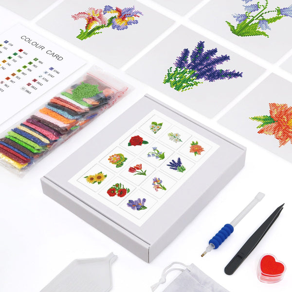 Gem Painting kit - Flowers series