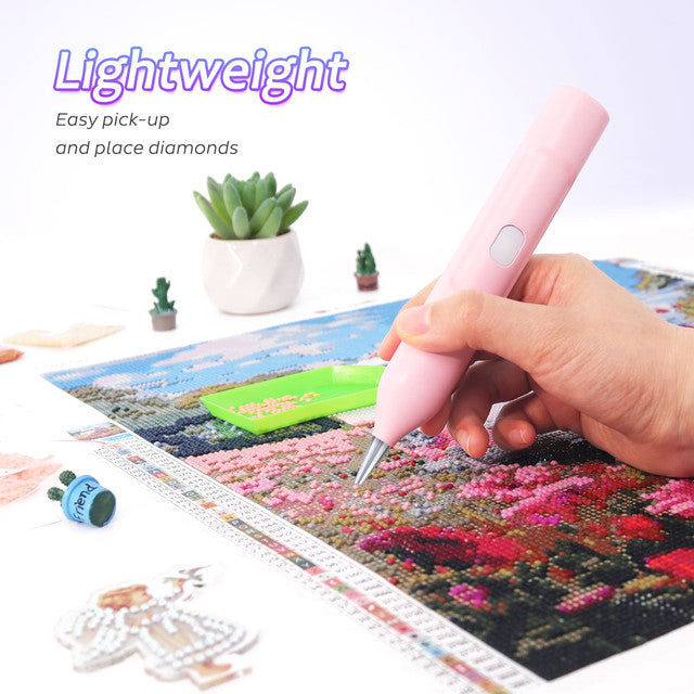 Electric Diamond Painting Pen – Rechargeable with Vacuum Suction 10