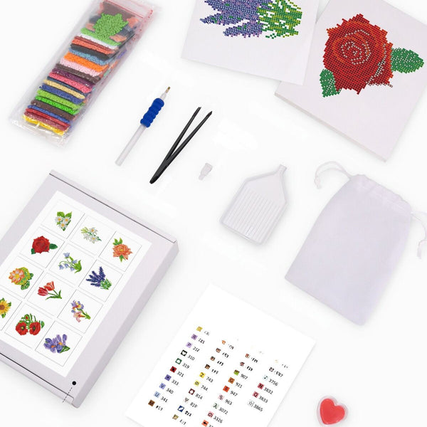 Gem Painting kit - Flowers series