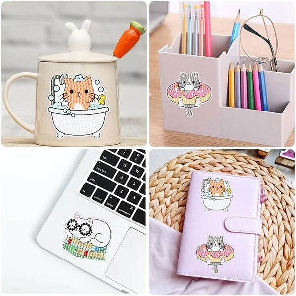 5D Diamond Painting 13 Sticker Cats