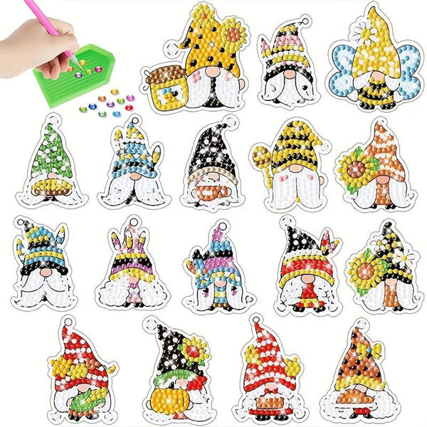 5D Diamond Painting 17 Sticker Gnome
