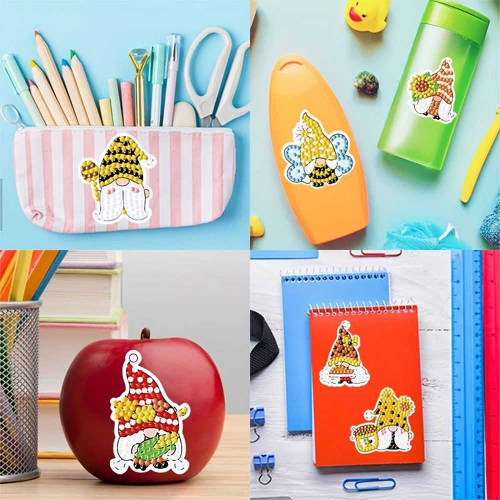 5D Diamond Painting 17 Sticker Gnome
