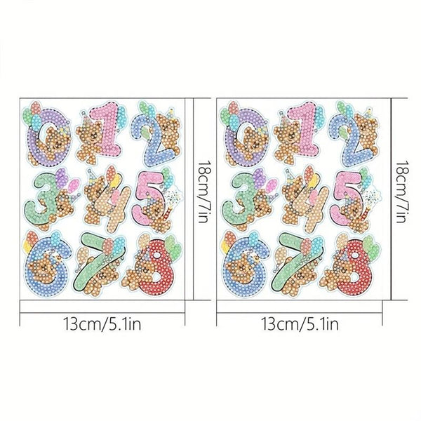5D Diamond Painting 17 Sticker Numbers