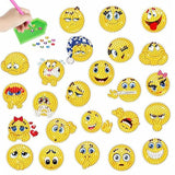 5D Diamond Painting 24 Emoji Sticker Sheets