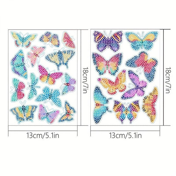 5D Diamond Painting 23 Butterfly Stickers