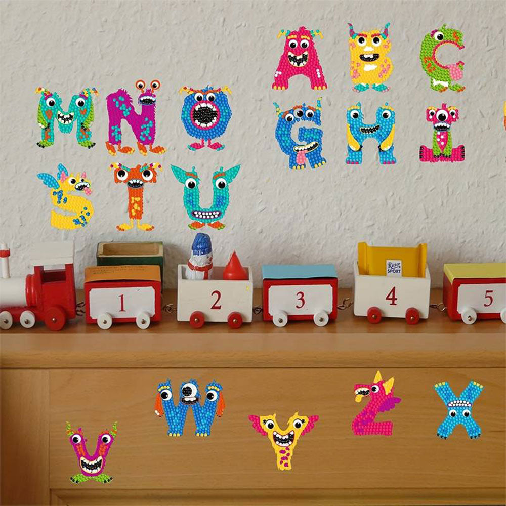 5D Diamond Painting 26 Sticker Letters