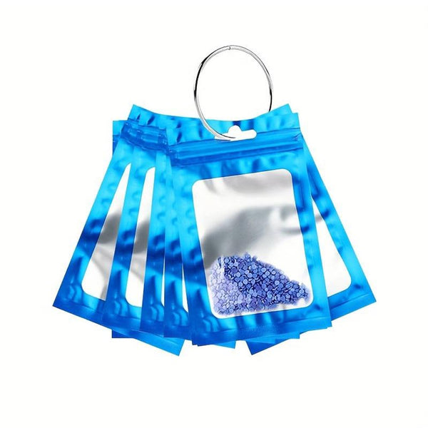 5D Diamond Painting 50 ziplock bags and 1 book ring in 8 colors