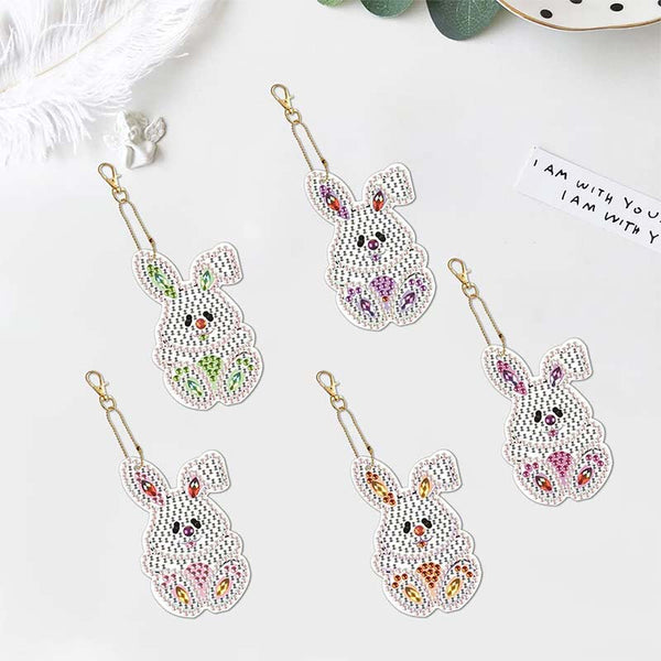 5D Diamond Painting Pendant Rabbits