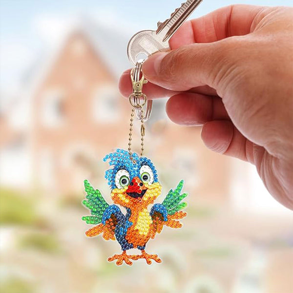 5D Diamond Painting Animal Pendants 6 Pieces