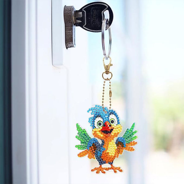 5D Diamond Painting Animal Pendants 6 Pieces