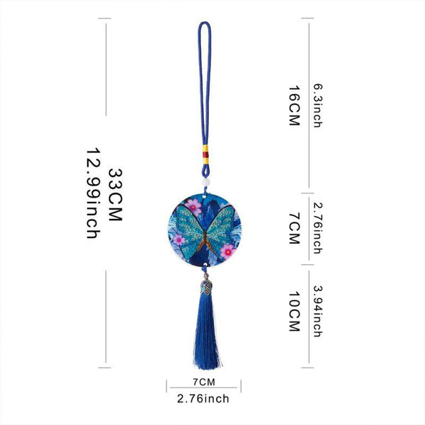 5D Diamond Painting Car Pendant Butterfly