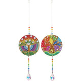5D Diamond Painting Crystal Wind Chime Tree of Life 2 Pieces