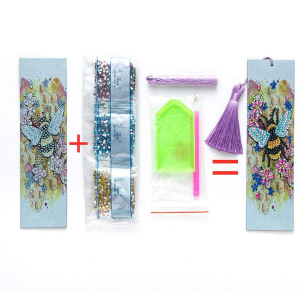 Diamond Painting Bookmark Bee