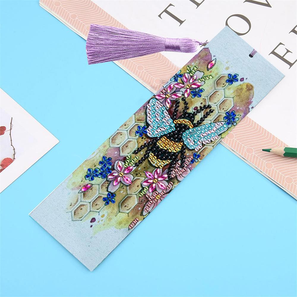 Diamond Painting Bookmark Bee
