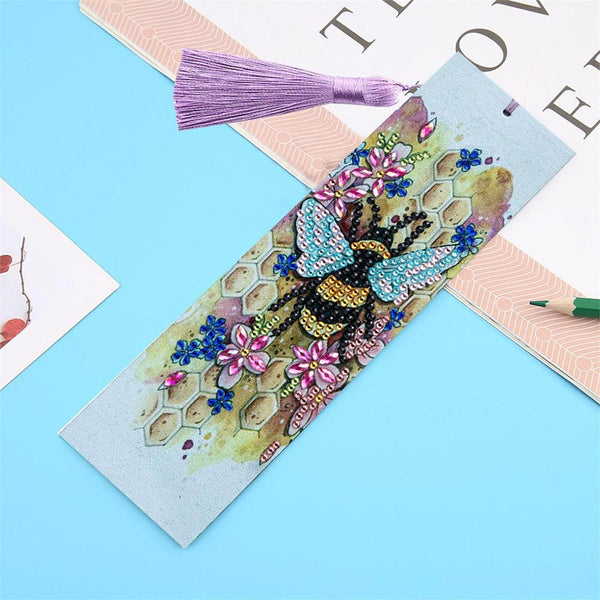 Diamond Painting Bookmark Bee