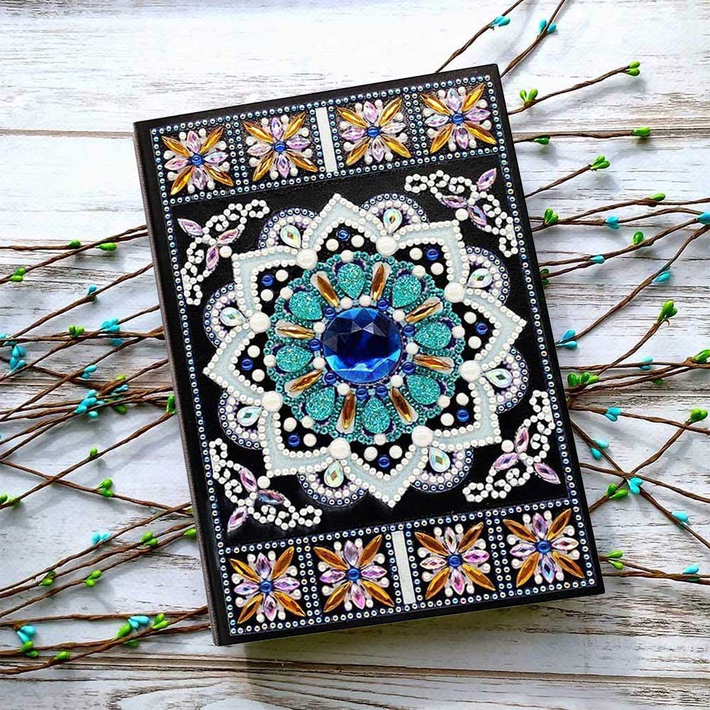 Diamond Painting Notebook Blue Diamond