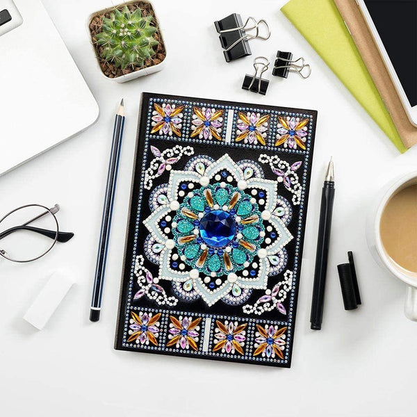 Diamond Painting Notebook Blue Diamond