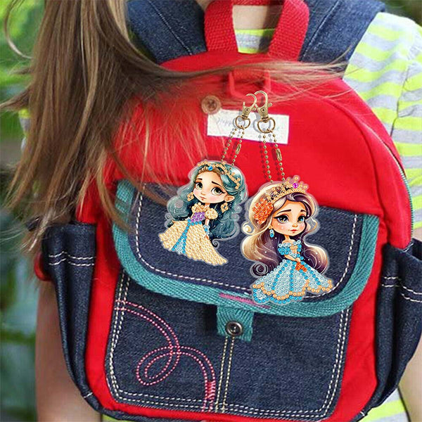5D Diamond Painting Keychain Queen 5 Pieces