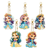 5D Diamond Painting Keychain Queen 5 Pieces