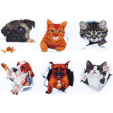 5D Diamond Painting Sticker Set Cats and Dogs Set 1