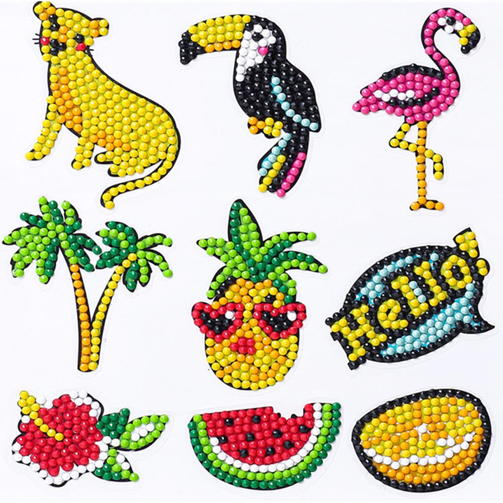 5D Diamond Painting Sticker Set Hello