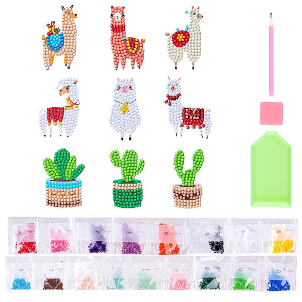 5D Diamond Painting Sticker Set Llamas