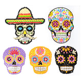 5D Diamond Painting Sticker Set Skull
