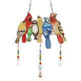 5D Diamond Painting Door Hanger with 7 Birds