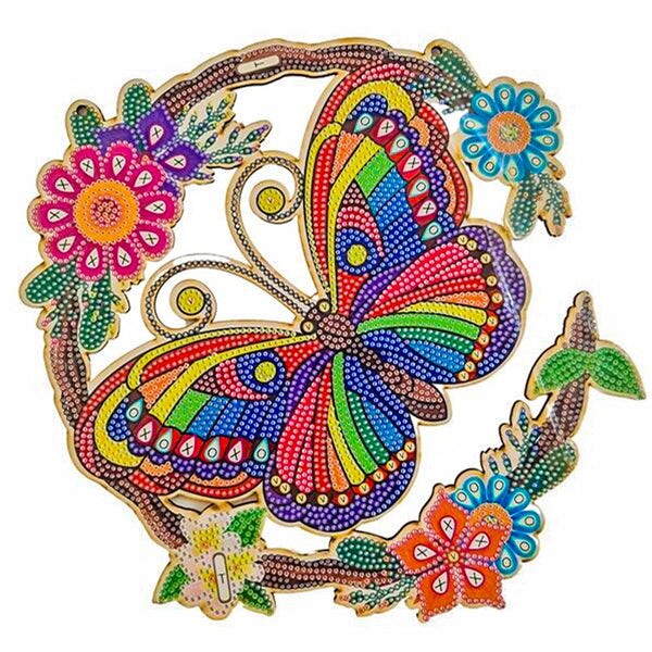 5D Diamond Art Door Hanger Butterfly