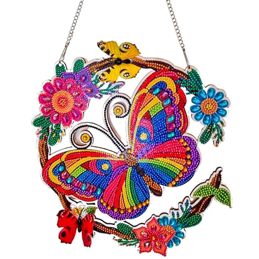 5D Diamond Art Door Hanger Butterfly
