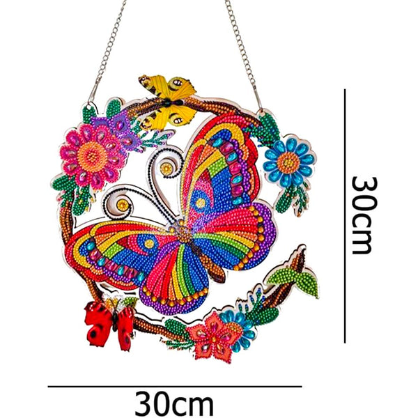 5D Diamond Art Door Hanger Butterfly