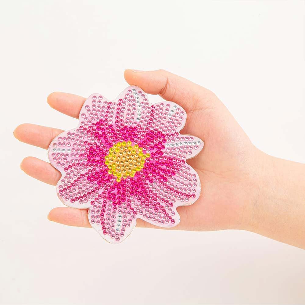 5D Diamond Painting Coaster Flowers