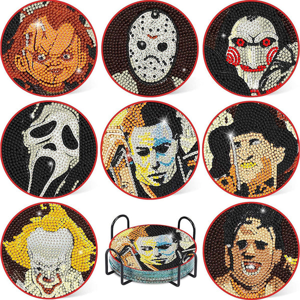 5D Diamond Painting Coaster Halloween