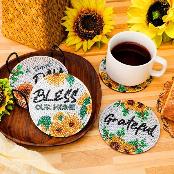 5D Diamond Painting Coaster Home Sweet Home