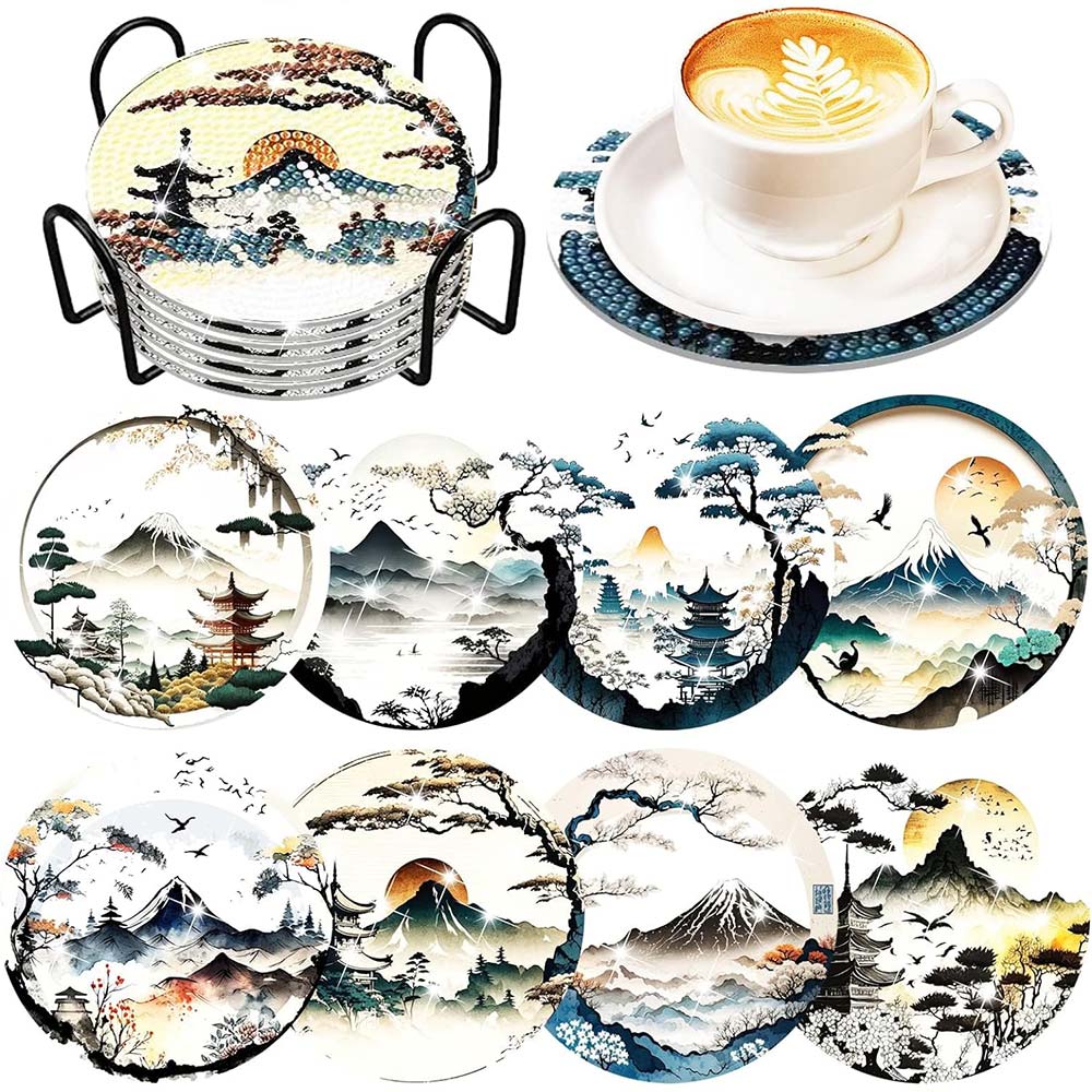 5D Diamond Painting Coaster Landscape