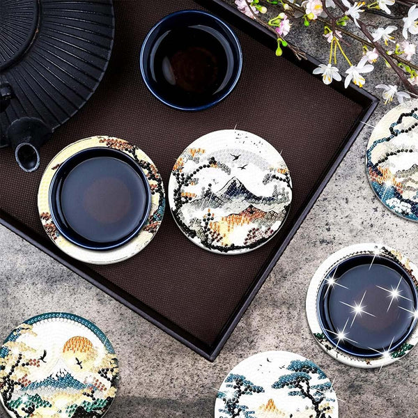 5D Diamond Painting Coaster Landscape