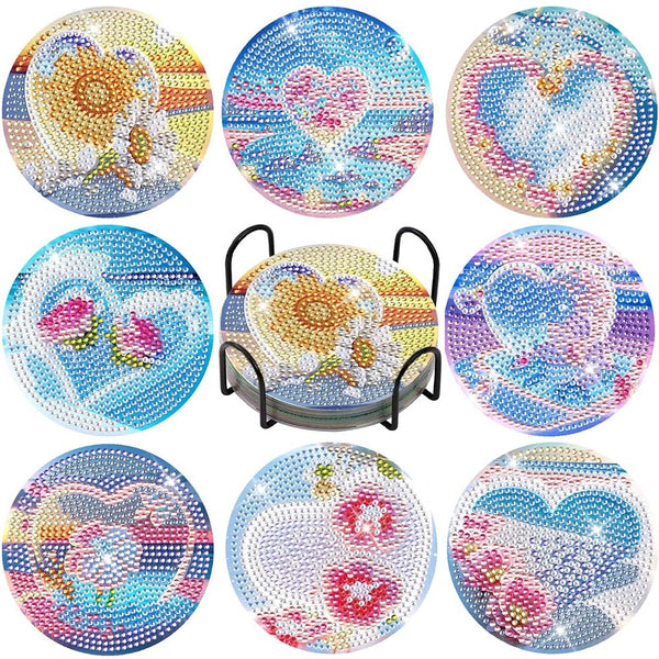 5D Diamond Painting Coaster Love