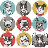 5D Diamond Painting Coaster Lucky Dogs