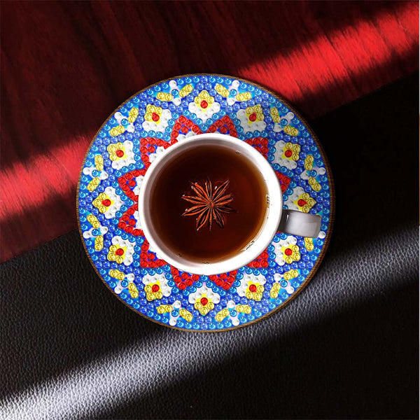 5D Diamond Painting Coaster Mandala design
