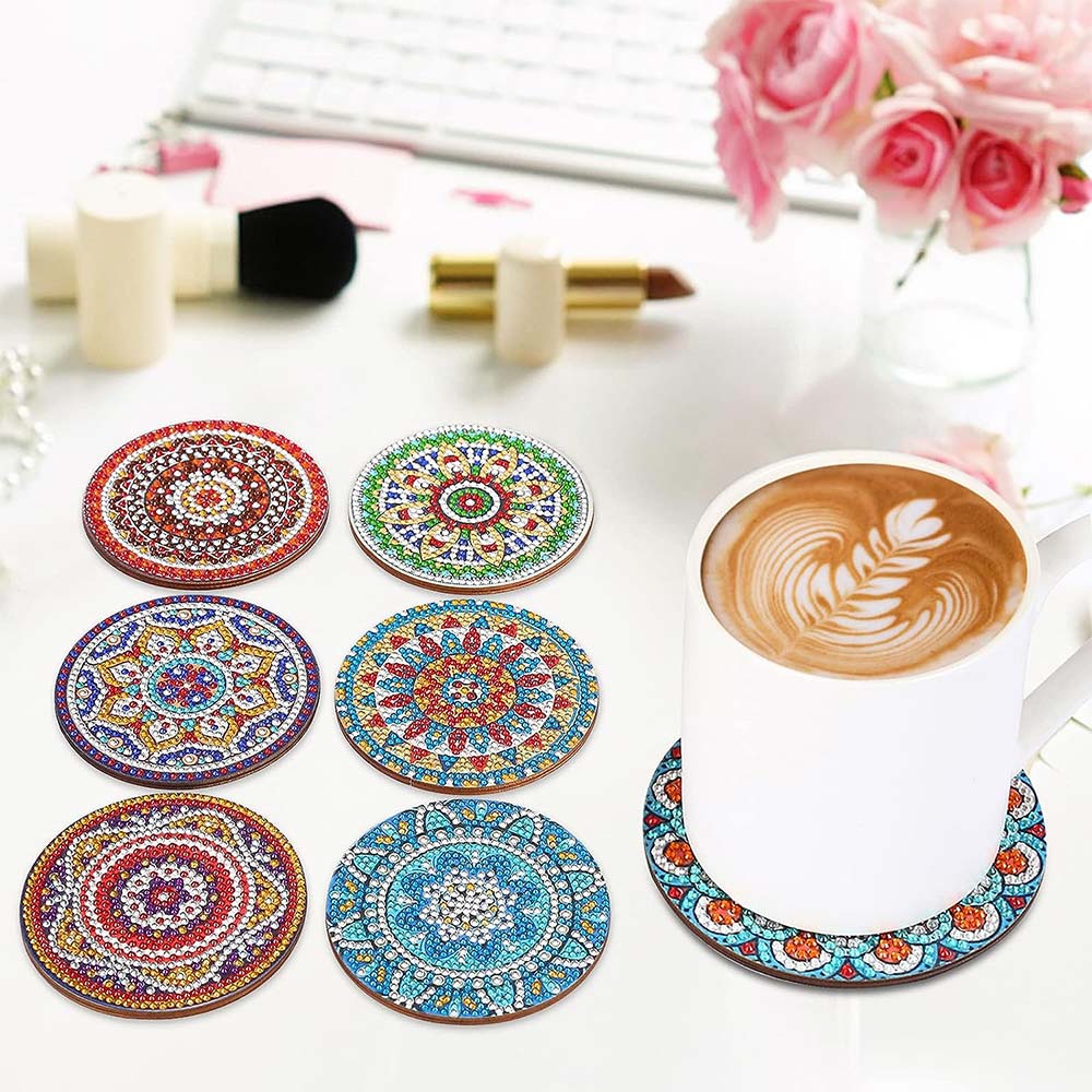 5D Diamond Art Coaster Mandala