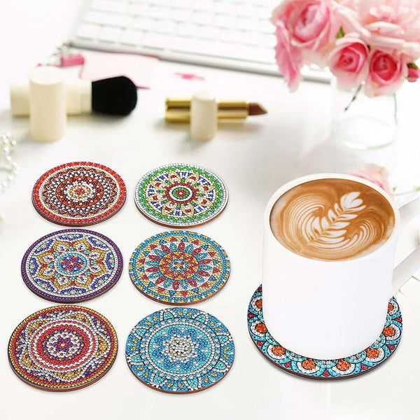 5D Diamond Art Coaster Mandala