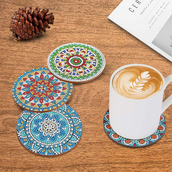 5D Diamond Art Coaster Mandala