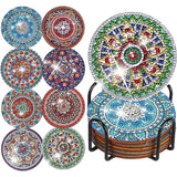 5D Diamond Art Coaster Mandala