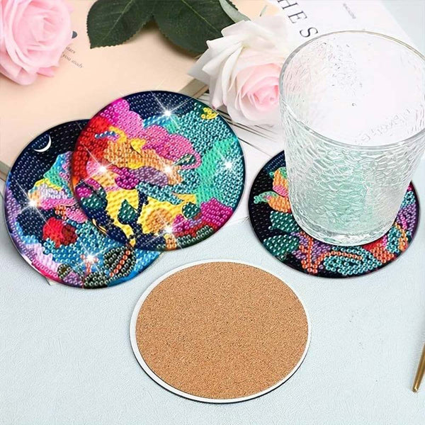 5D Diamond Painting Coaster Roses