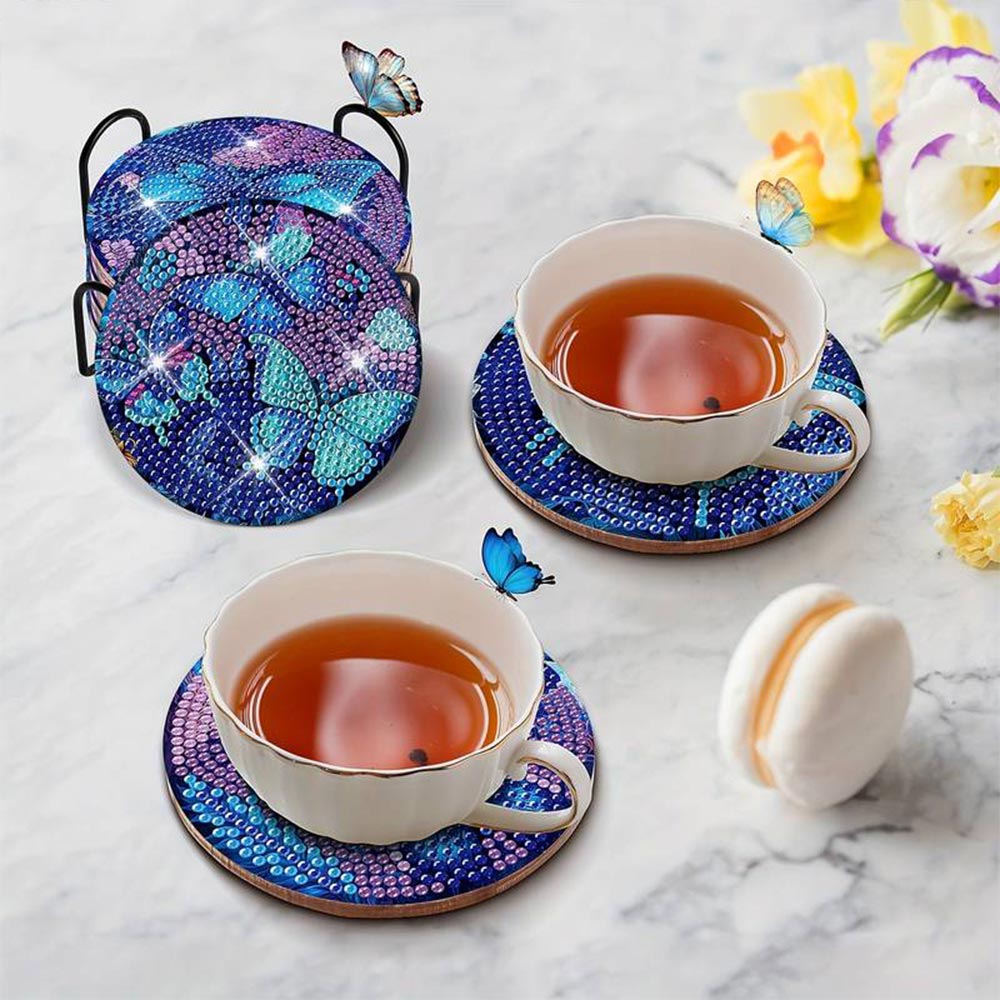 Diamond Painting Coaster Butterflies