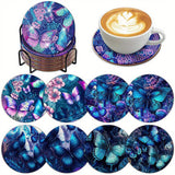 Diamond Painting Coaster Butterflies