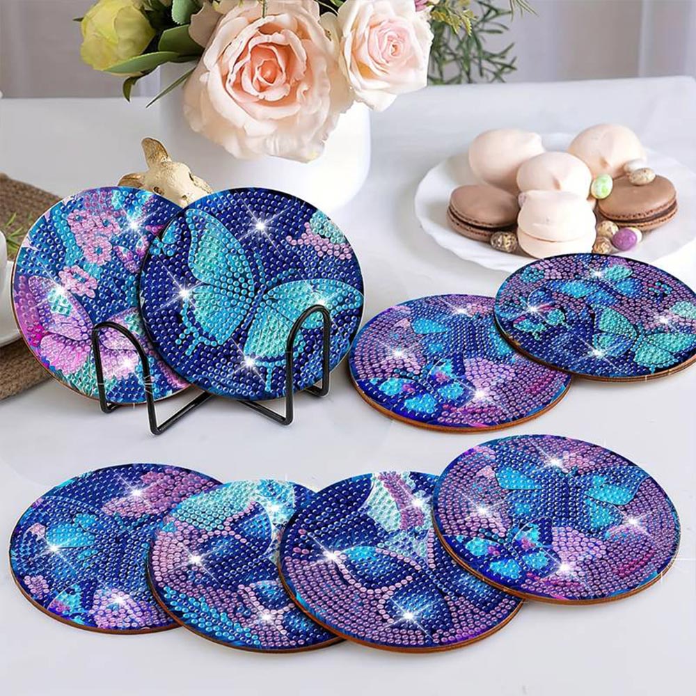 Diamond Painting Coaster Butterflies